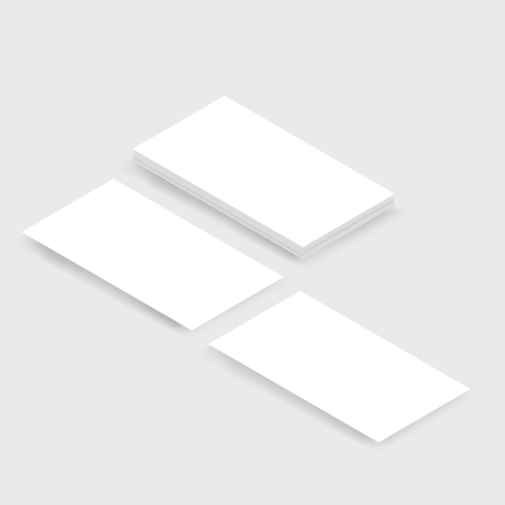 Ultra Thick Velvet Laminated Business Cards Blank Template